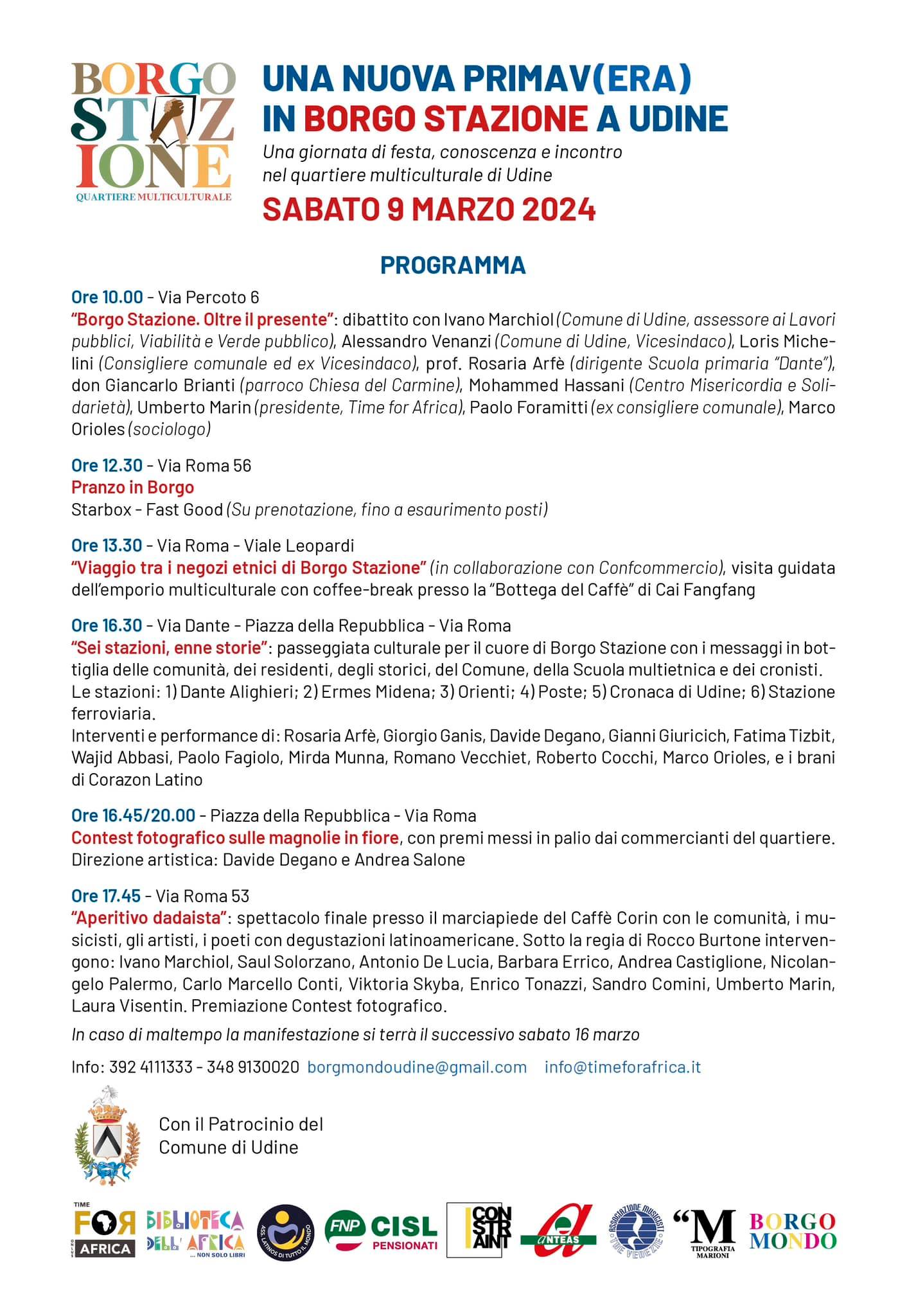 Programma 9 Marzo 2024 Programma